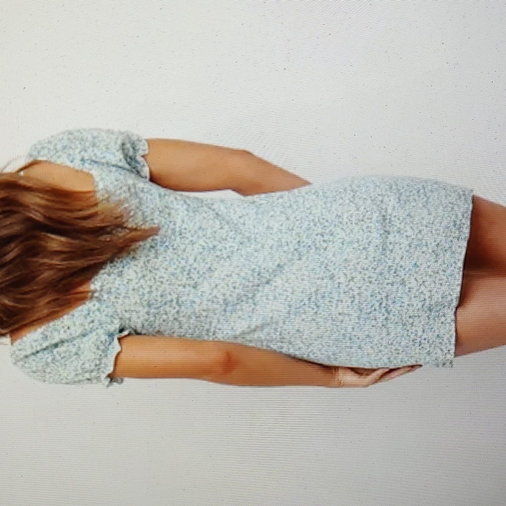NWT - Ditsy Floral Square Neck Short Sleeve Summer Dress - Picture 3 of 3